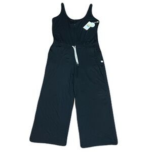 Vuori Women’s Falls Jumpsuit in Heathered Black, size XL